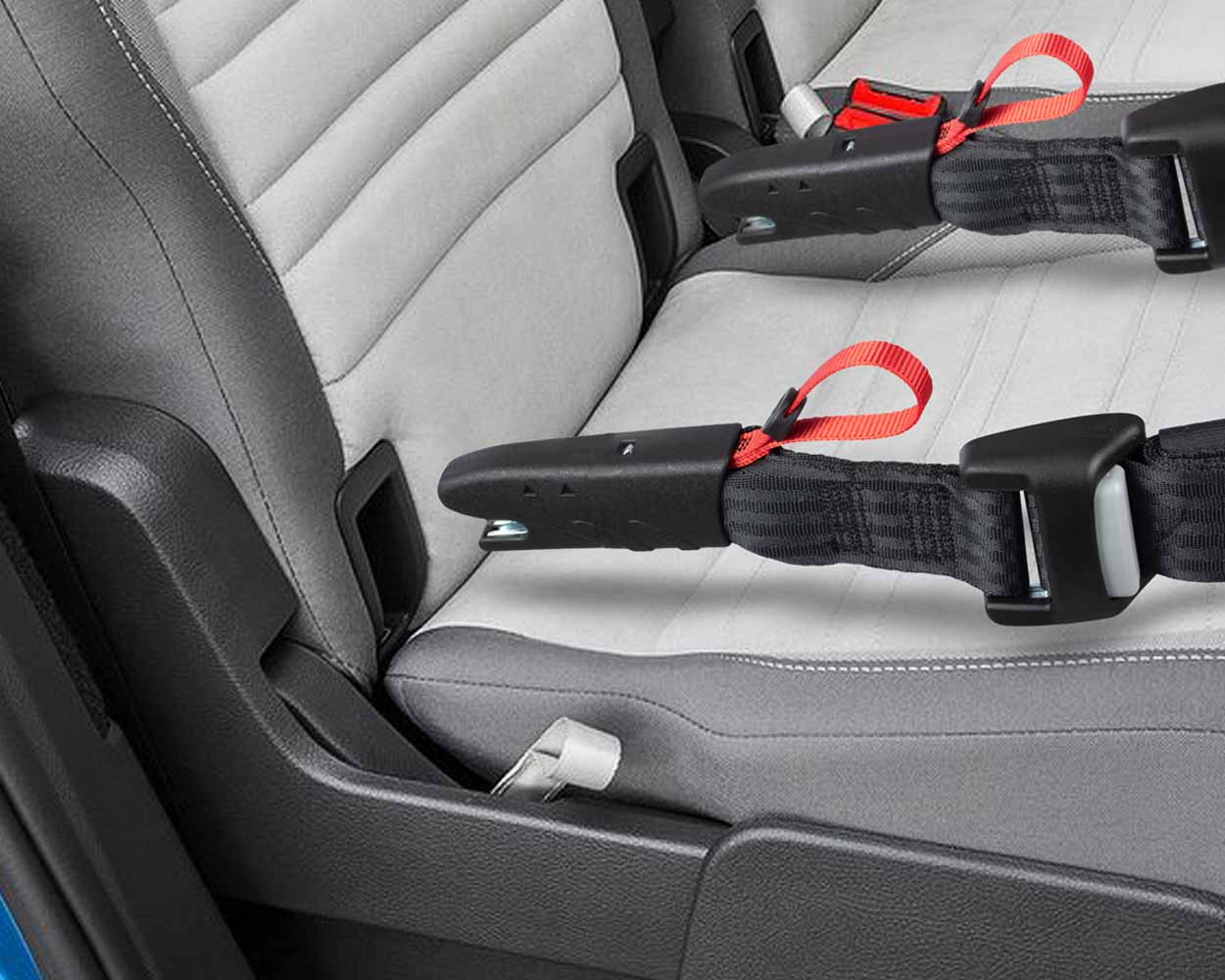 Conectores Isofix | detalle de arnés de seguridad para perros Iumiuky by BabyautoPets®